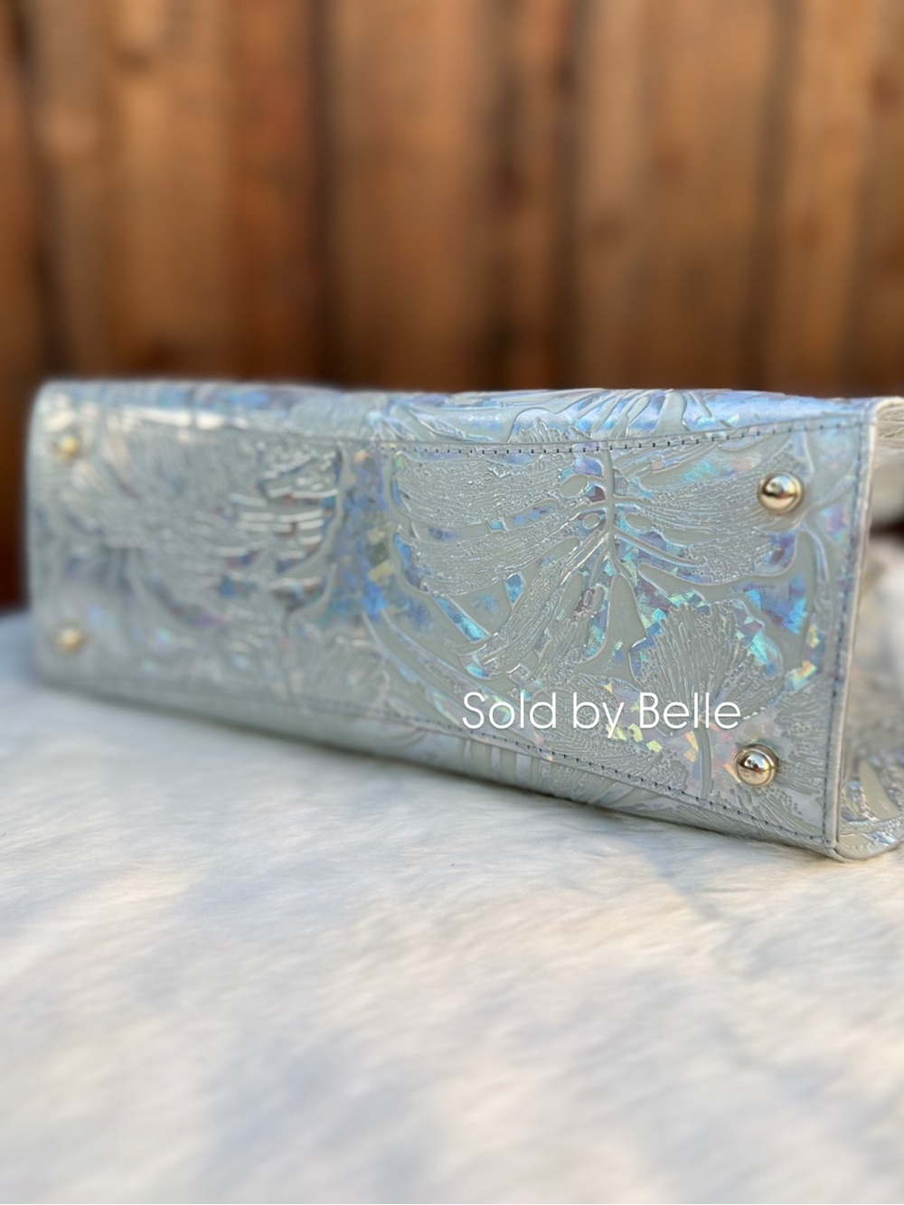 NWT Brahmin Rosetta Silver Serenade Ady Wallet SET - Picture 4 of 5